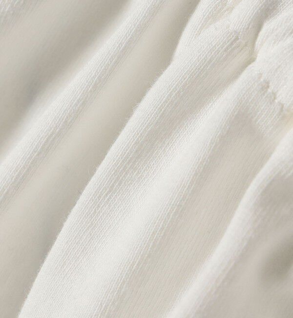 SHIPS any「SHIPS any:〈UVカット/接触冷感/吸水速乾/洗濯機可能〉USAコットン フレア TEE」|Tシャツ・カットソー|