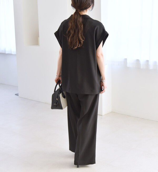 quaranciel「quaranciel: ウーステッド フレンチスリーブ テーラード ジレ ジャケット」|その他|