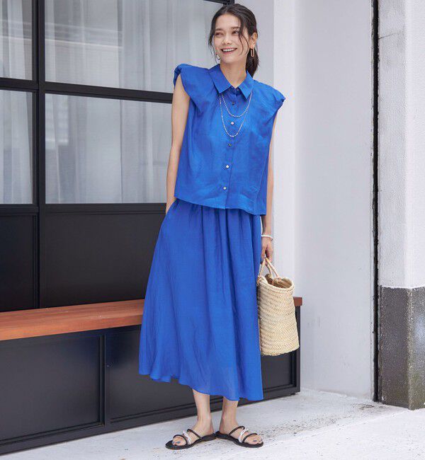 SHIPS for women「MOSAIC:ヒネリ ビジュー サンダル」|サンダル|