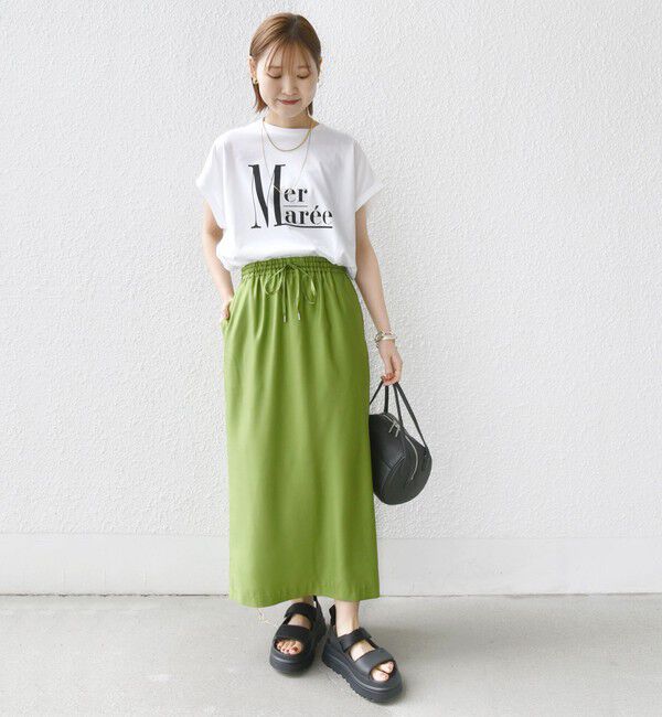 SHIPS for women「〈洗濯機可能〉プラチナ ヴェール TEE」|Tシャツ・カットソー|