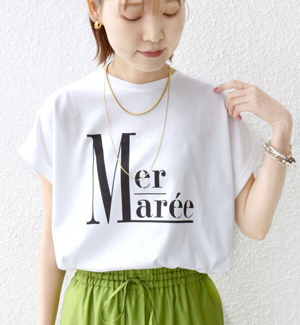 SHIPS for women「〈洗濯機可能〉プラチナ ヴェール TEE」|Tシャツ・カットソー|