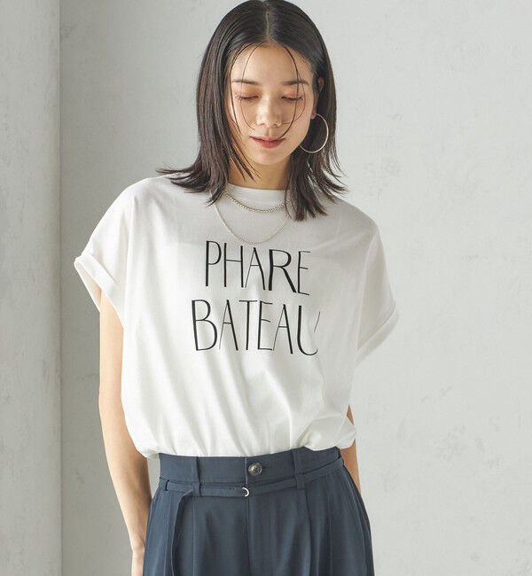 SHIPS for women「〈洗濯機可能〉プラチナ ヴェール TEE」|Tシャツ・カットソー|