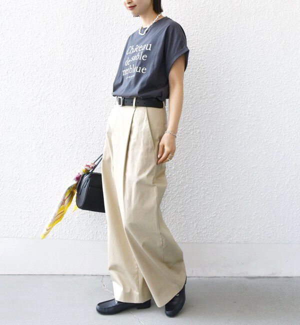 SHIPS for women「〈洗濯機可能〉プラチナ ヴェール TEE」|Tシャツ・カットソー|