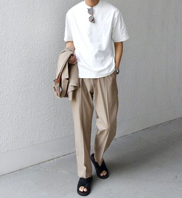 SHIPS any「SHIPS any: 360&deg; THE CIRCLE STRETCH センタークリース イージーパンツ(セットアップ対応)◇」|チノ|