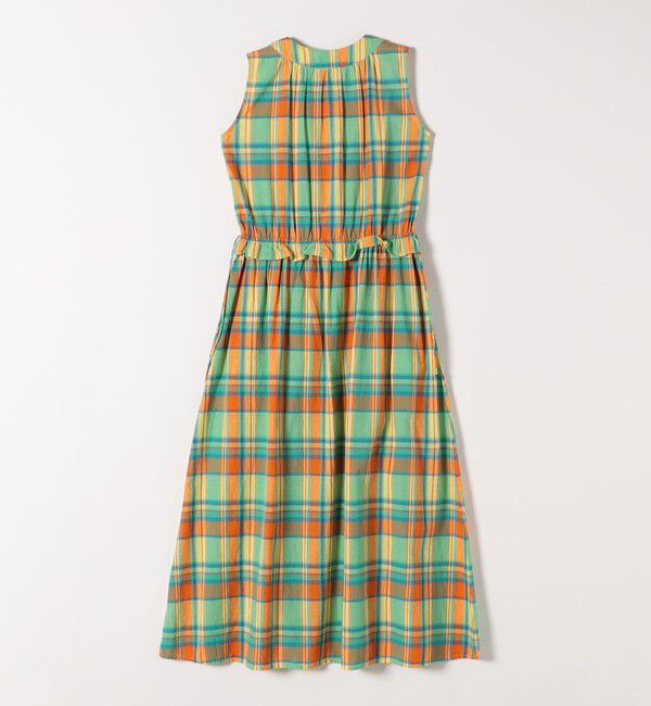 SHIPS any「SHIPS any:〈洗濯機可能〉マドラス チェック ノースリーブ ワンピース」|ワンピース|