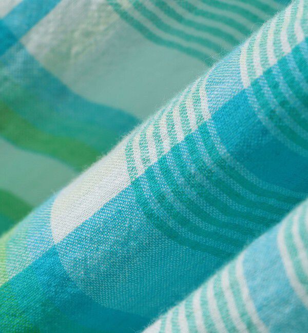 SHIPS any「SHIPS any:〈洗濯機可能〉マドラス チェック ノースリーブ ワンピース」|ワンピース|