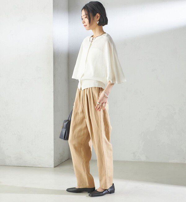 SHIPS for women「〈手洗い可能〉ホール ガーメント ケープ デザイン カーディガン」|カーディガン|