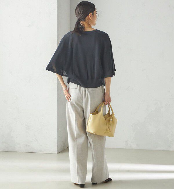 SHIPS for women「〈手洗い可能〉ホール ガーメント ケープ デザイン カーディガン」|カーディガン|