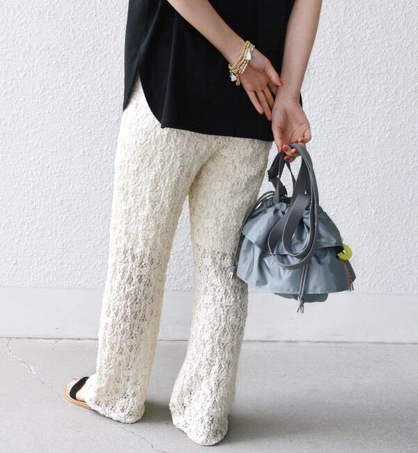 SHIPS for women「〈手洗い可能〉ラッセル レース イージー パンツ」|その他|