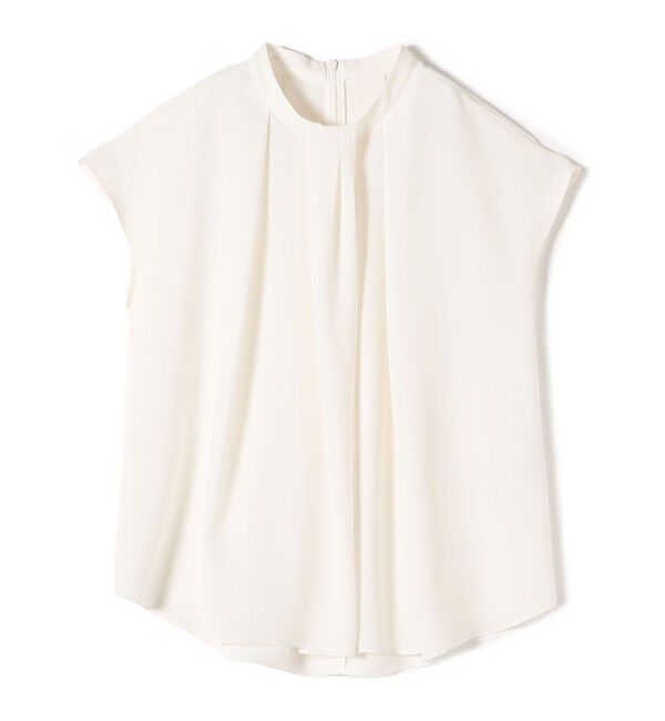 SHIPS for women「〈手洗い可能〉タック タイ フレンチ スリーブ ブラウス」|シャツ・ブラウス|