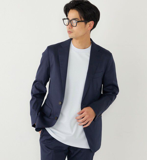 SHIPS Colors 「SHIPS Colors:〈洗濯機可能〉COOL EXPERIENCE(R) ジャケット」|テーラードジャケット|ネイビー