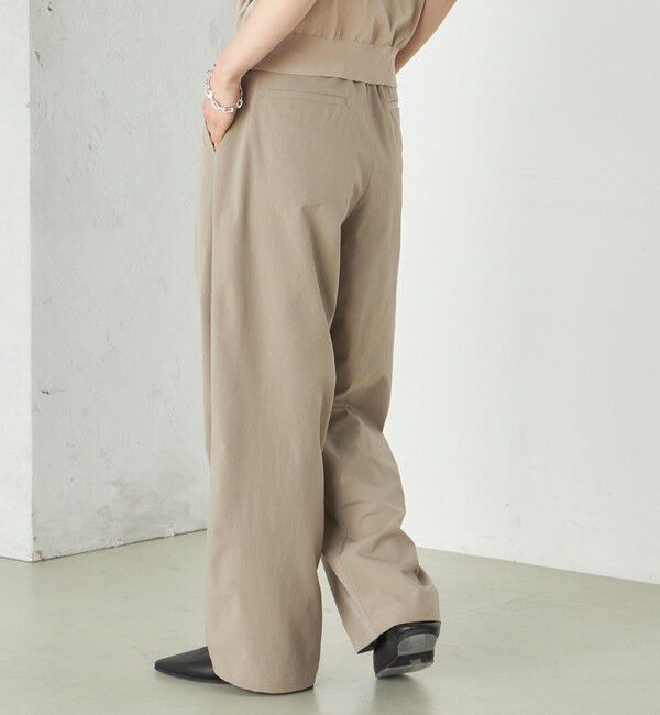 SHIPS for women「Wai＋:〈手洗い可能〉2タック スラックス」|スラックス|