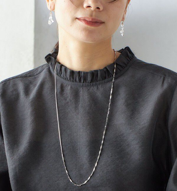 SHIPS for women「【SHIPS別注】HARIO:ウェーブ ピアス」|ピアス|