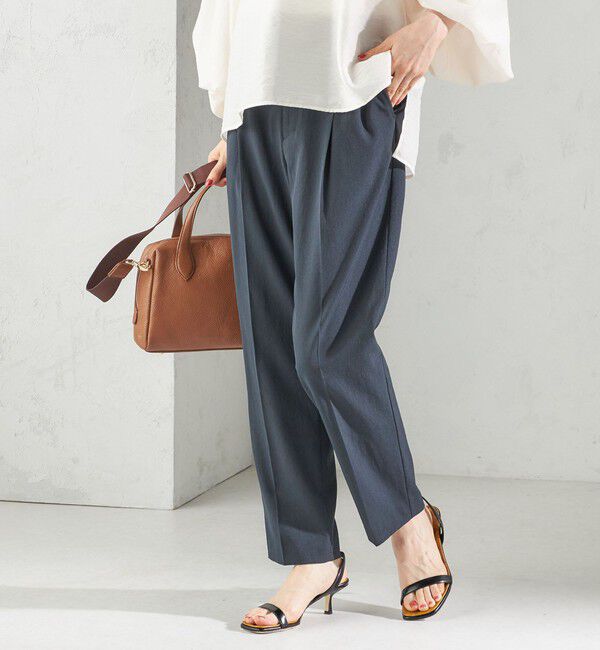 SHIPS for women「〈手洗い可能〉FUNCTIONAL テーパード パンツ（セットアップ対応）」|その他|