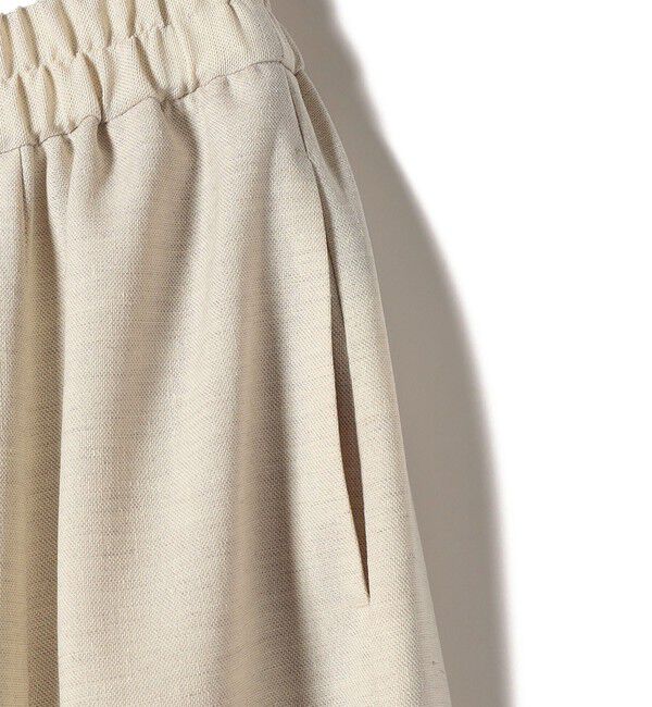 SHIPS for women「小泉里子コラボ:〈手洗い可能〉スラブ 綿麻混 スカート」|スカート|