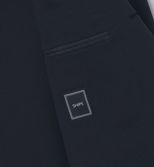 SHIPS「SHIPS: ジャージー ライト ソリッド ジャケット」|テーラードジャケット|