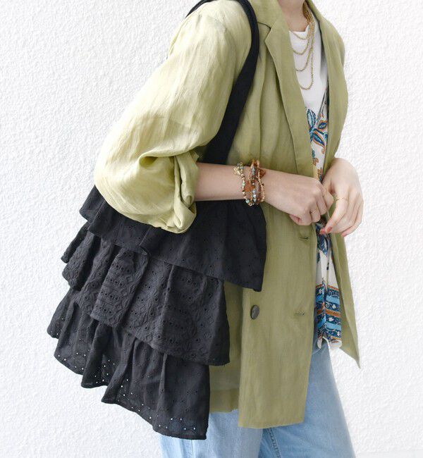 SHIPS for women「RAJAT:シフリー 刺繍 トート」|トートバッグ|