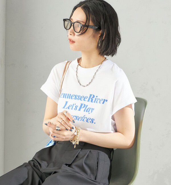 SHIPS for women「【SHIPS別注】TENNESSEE:フレンチ スリーブ プルオーバー」|タンクトップ|