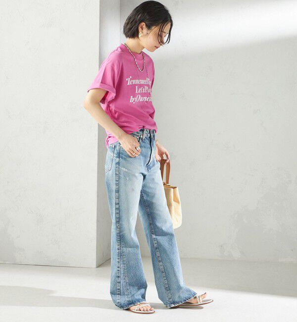 SHIPS for women「【SHIPS別注】TENNESSEE:イージー ショート スリーブ TEE」|Tシャツ・カットソー|