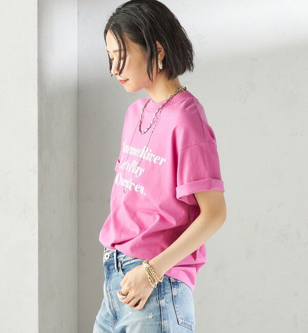 SHIPS for women「【SHIPS別注】TENNESSEE:イージー ショート スリーブ TEE」|Tシャツ・カットソー|