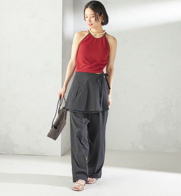 SHIPS for women「maroba:＜手洗い可能＞ドロスト ラッシュ パンツ」|その他|