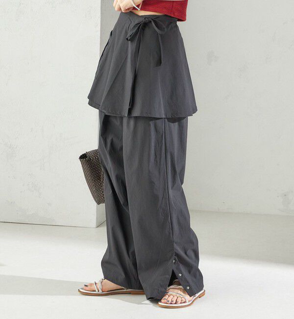 SHIPS for women「maroba:＜手洗い可能＞ドロスト ラッシュ パンツ」|その他|