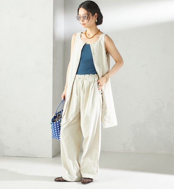 SHIPS for women「maroba:＜手洗い可能＞ラッシュ ミニ ワンピース」|その他|