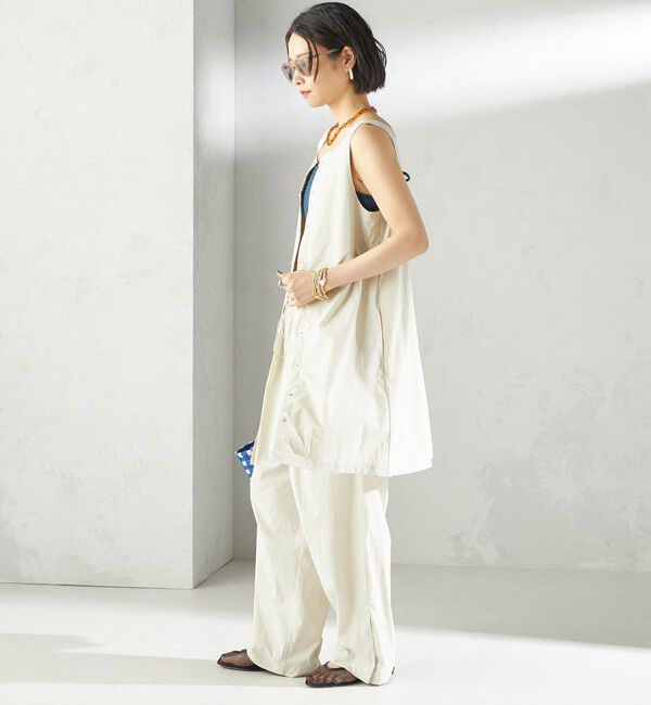 SHIPS for women「maroba:＜手洗い可能＞ラッシュ ミニ ワンピース」|その他|