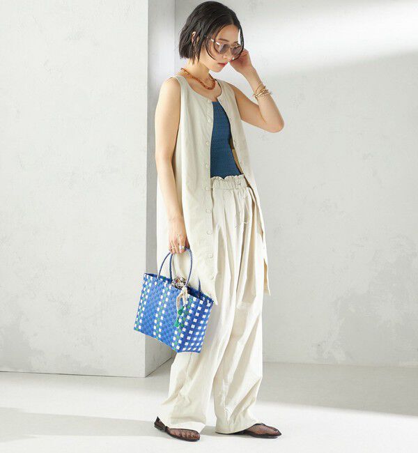 SHIPS for women「maroba:＜手洗い可能＞ラッシュ ミニ ワンピース」|その他|