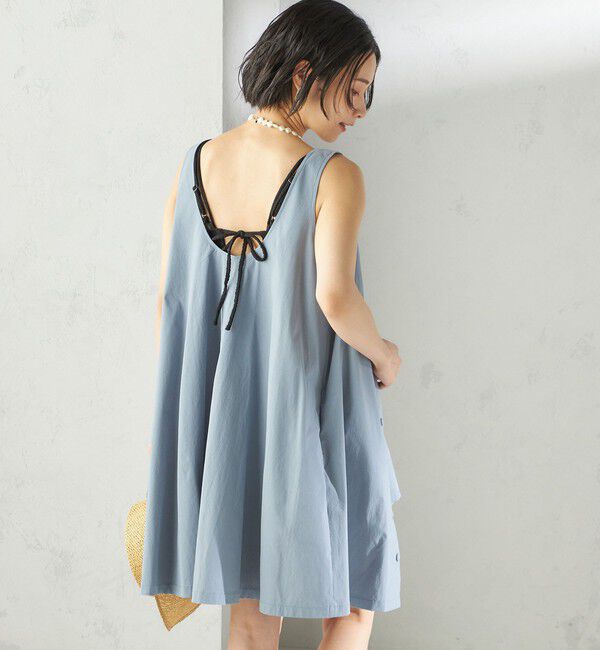 SHIPS for women「maroba:＜手洗い可能＞ラッシュ ミニ ワンピース」|その他|