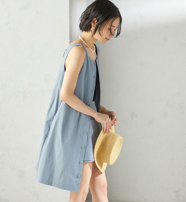 SHIPS for women「maroba:＜手洗い可能＞ラッシュ ミニ ワンピース」|その他|