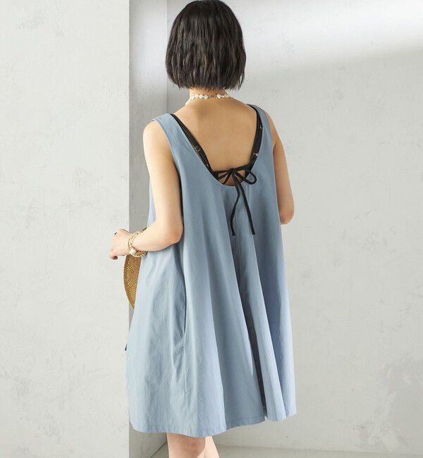 SHIPS for women「maroba:＜手洗い可能＞ラッシュ ミニ ワンピース」|その他|