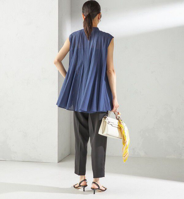 SHIPS for women「troisiemeCHACO:〈手洗い可能〉テーパード パンツ」|スラックス|