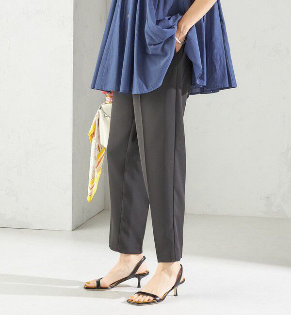 SHIPS for women「troisiemeCHACO:〈手洗い可能〉テーパード パンツ」|スラックス|
