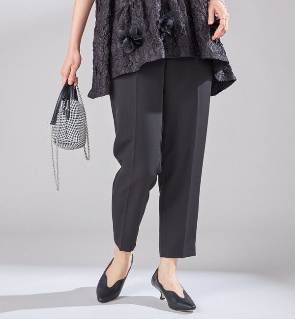 SHIPS for women「troisiemeCHACO:〈手洗い可能〉テーパード パンツ」|スラックス|