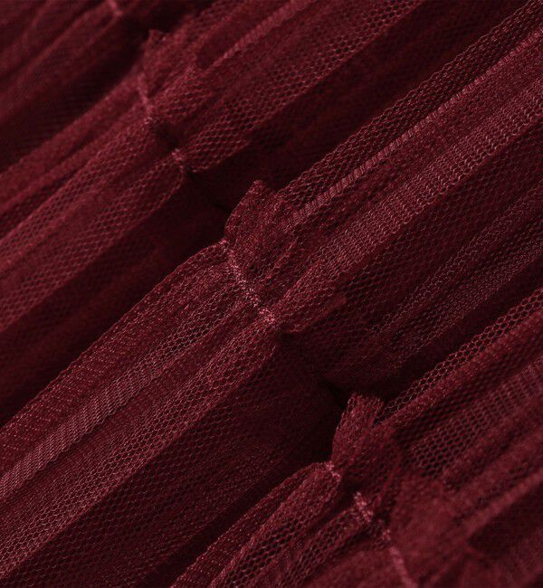 SHIPS for women「〈手洗い可能〉チュール プリーツ ティアード スカート」|スカート|