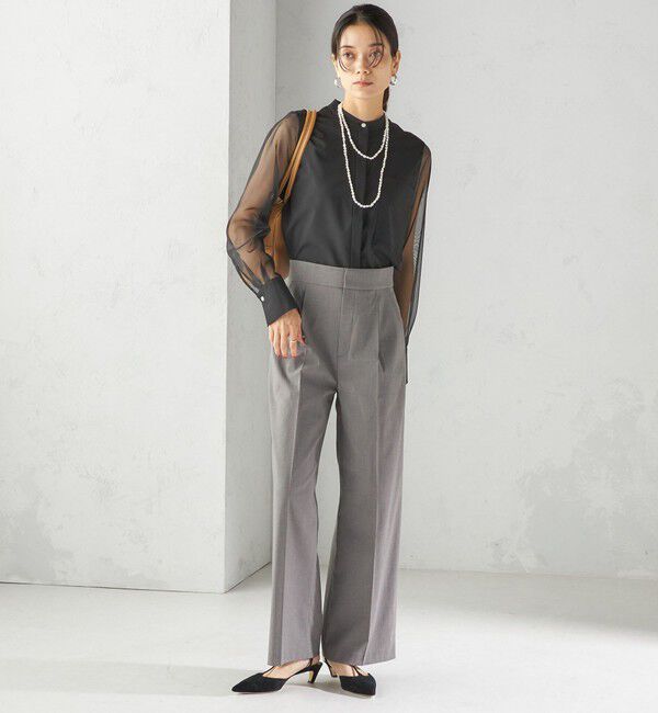 SHIPS for women「〈洗濯機可能〉マルチ ファンクション ワイド スラックス」|その他|