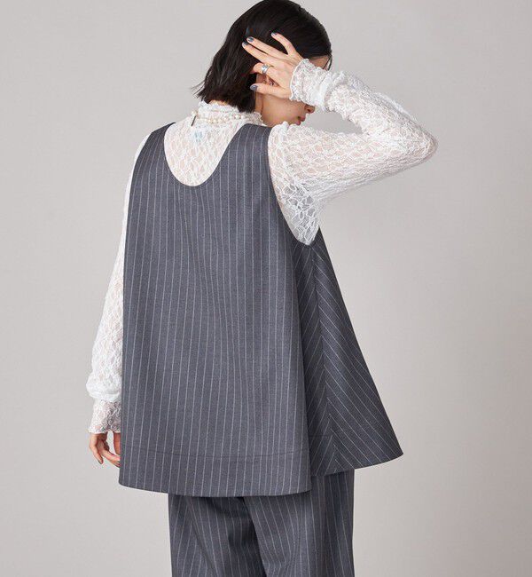 SHIPS for women「SHIPS NINE CASE:〈手洗い可能〉ストライプ チュニック」|チュニック|