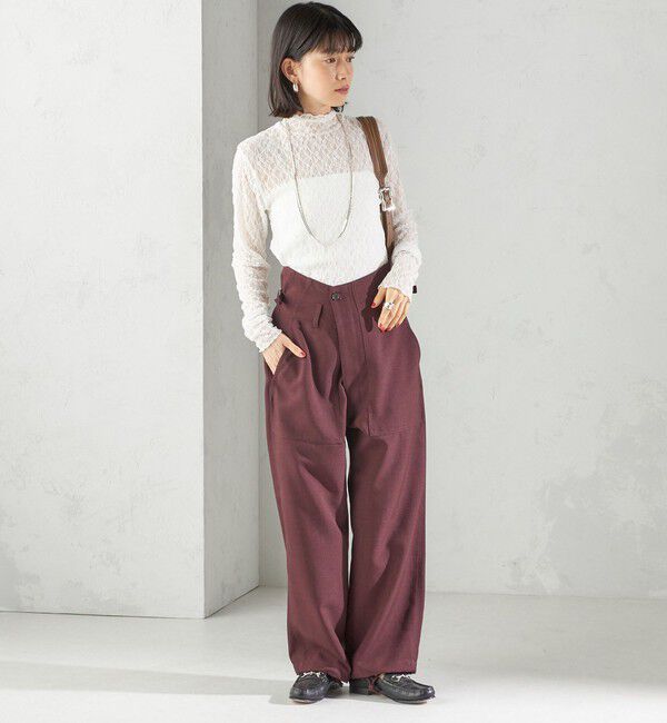 SHIPS for women「【SHIPS別注】GOLDEN MILLS: 〈手洗い可能〉2WAY ベイカー パンツ」|その他|