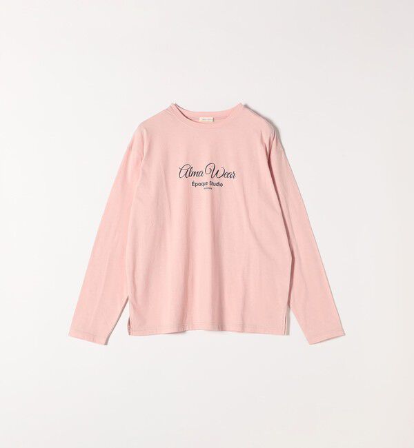 SHIPS any「【SHIPS any別注】MONMIMI:〈洗濯機可能〉ロゴ プリント ロンTEE 25AW」|Tシャツ・カットソー|