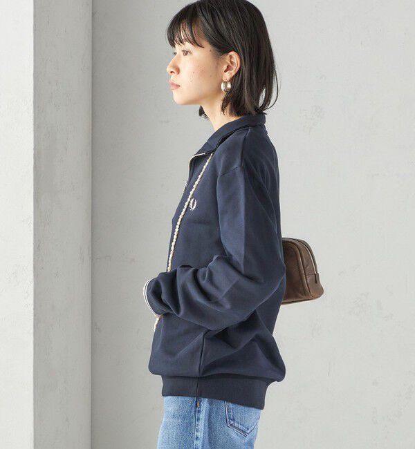 SHIPS for women「FRED PERRY: M3574 HALF ZIP SHIRT」|スウェット・ジャージ|