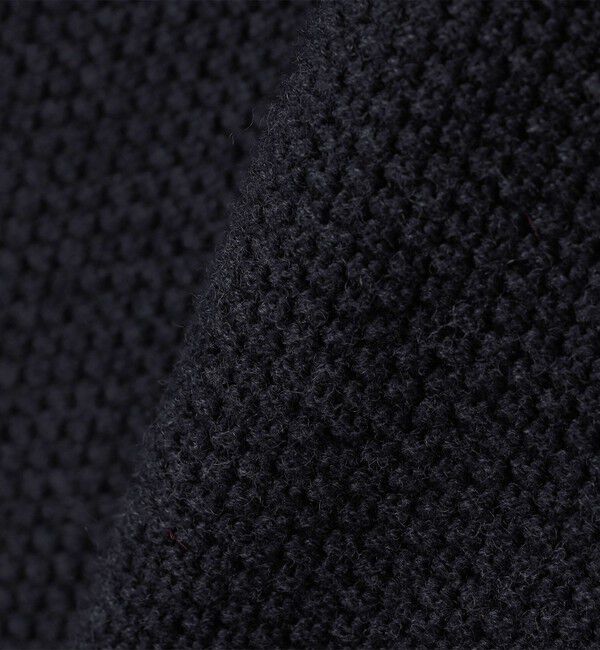 SHIPS「SHIPS:〈手洗い可能〉TEXBRID(R) コットン ウール ピケ クルーネック ニット」|ニット・セーター|