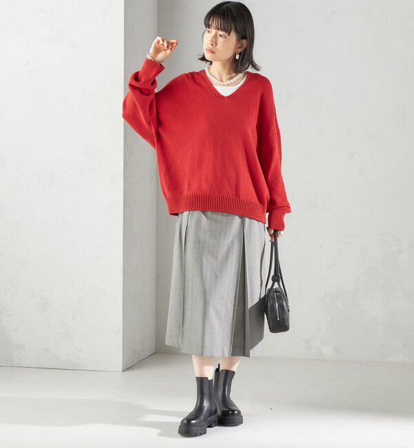 SHIPS for women「《一部追加予約》チェック ボックス プリーツ スカート」|スカート|