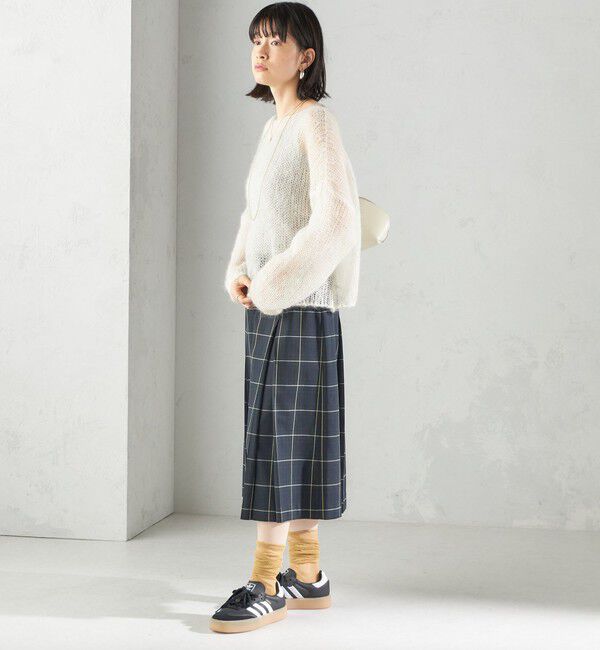 SHIPS for women「《一部追加予約》チェック ボックス プリーツ スカート」|スカート|