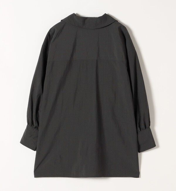 quaranciel「quaranciel: ナイロン タスラン ビッグカラー シャツ ブラウス」|シャツ・ブラウス|