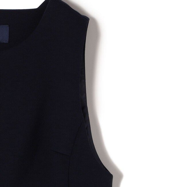 SHIPS for women「〈洗濯機可能 / セレモニー対応可〉ポリエステル レーヨン ダンボール ジレ」|ベスト・ジレ|