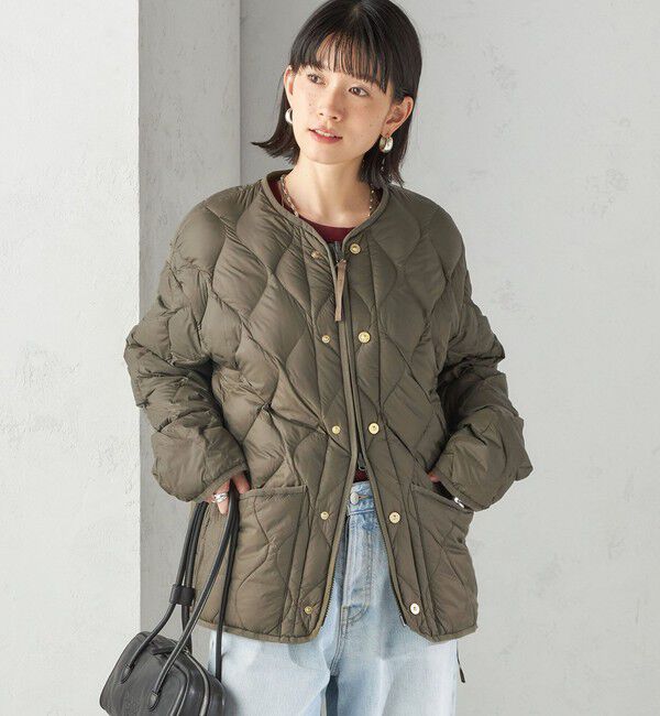 SHIPS for women「【SHIPS別注】TAION:〈手洗い可能〉リブ マルチ WAY ダウン ジャケット」|ダウン|