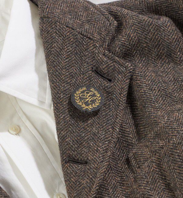 SHIPS for women「SH ロゴ ワッペン」|ブローチ・コサージュ|ライトホワイト