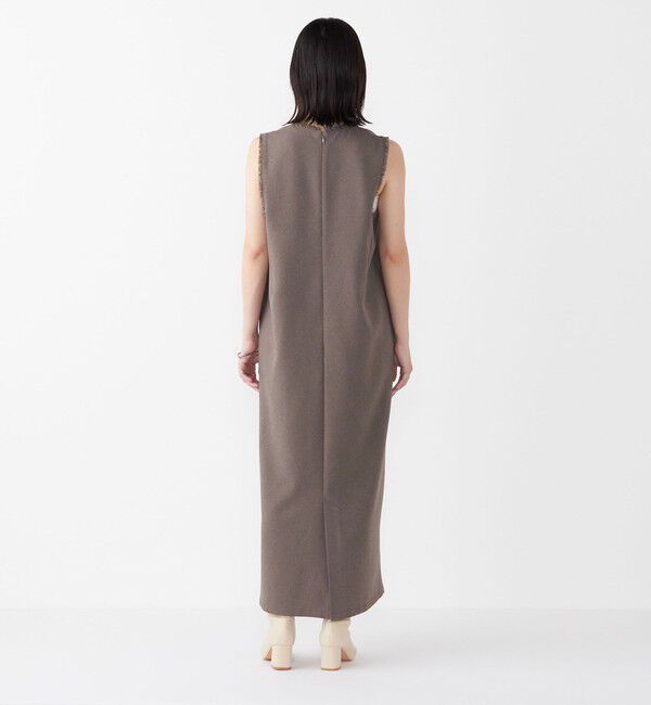 SHIPS Colors 「SHIPS Colors:〈手洗い可能〉シャーク フリンジ ジャンパー ワンピース◇」|ジャンパースカート|