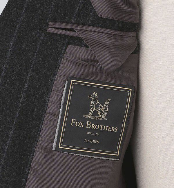 SHIPS「SHIPS: ラグジュアリー FOX BROTHERS チョークストライプ スーツ」|スーツ|